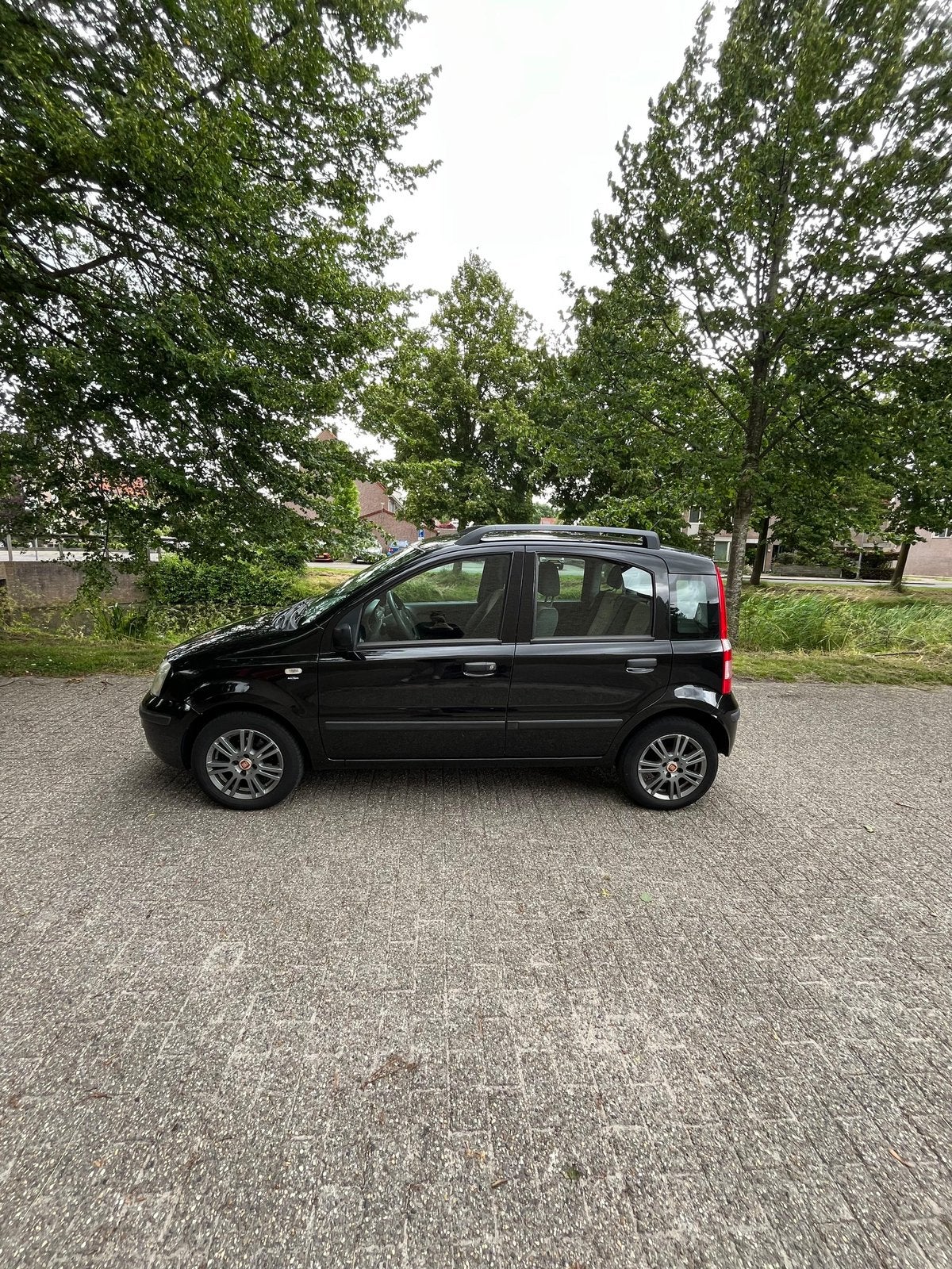 Fiat Panda 1.2 44KW 60PK 2008 Zwart, Auto's, Fiat, Particulier, Panda, ABS, Airbags, Airconditioning, Boordcomputer, Centrale vergrendeling