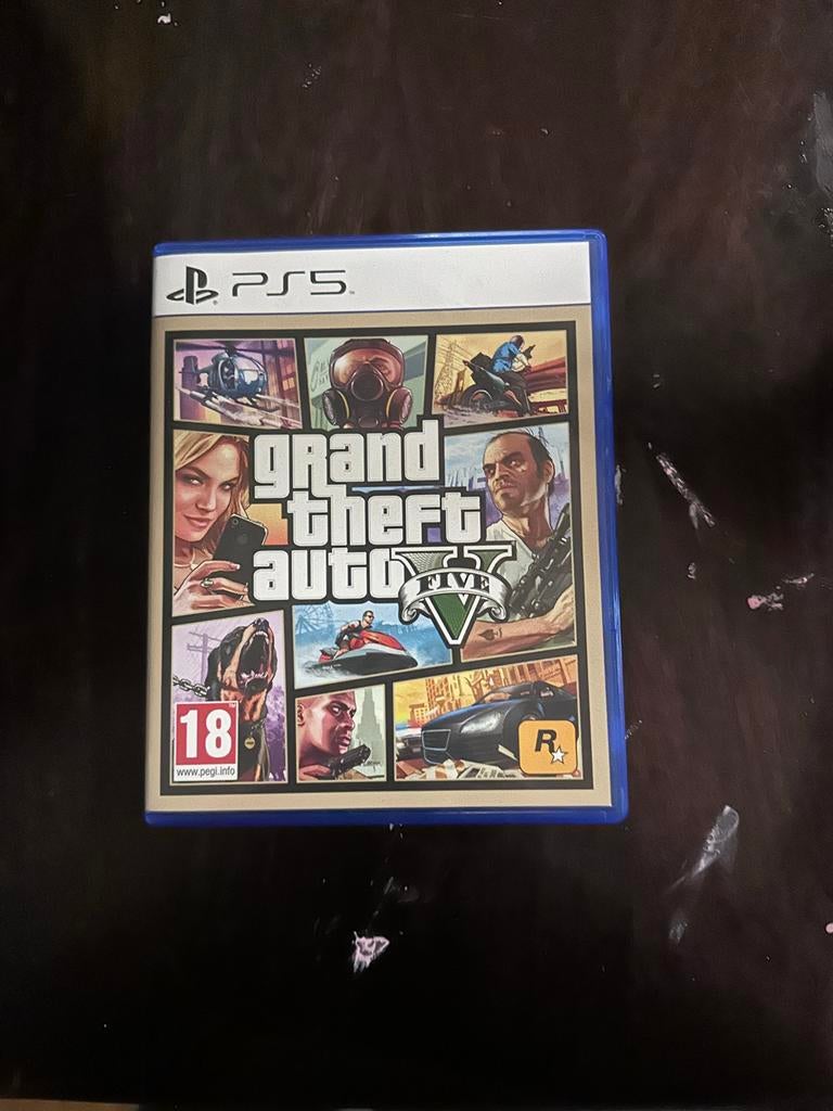 PS5 games: Grand Theft Auto V, Call of Duty.UFC 5, Ophalen, Nieuw