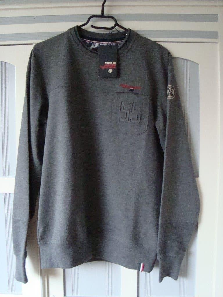 Nieuwe trui state of art maat s, Kleding | Heren, Truien en Vesten, State of Art, Nieuw, Ophalen of Verzenden, Grijs