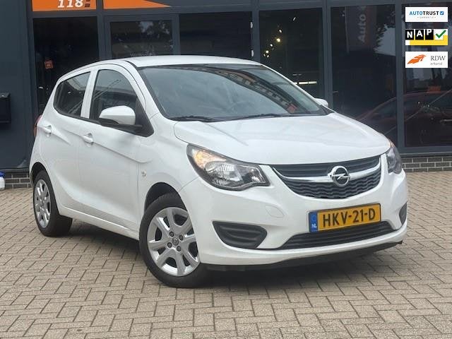 Opel KARL 1.0 ecoFLEX Cosmo/airco/5deurs/centr vergr/elec ra, Auto's, Opel, Stof, Gebruikt, Wit, Handgeschakeld