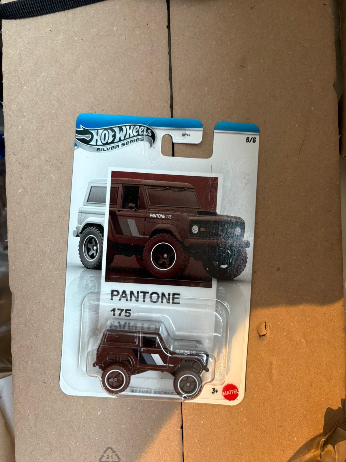 Hot Wheels Silver Series Ford Bronco Pantone CHASE, Hobby en Vrije tijd, Ophalen of Verzenden, Zo goed als nieuw, Auto