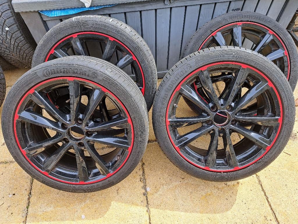 3 Exclusieve Mercedes velgen 18" met zomerbanden 225/40/18, Ophalen