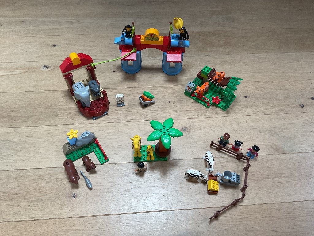 Lego duplo grote dierentuin, Ophalen, Zo goed als nieuw, Compleet, Duplo