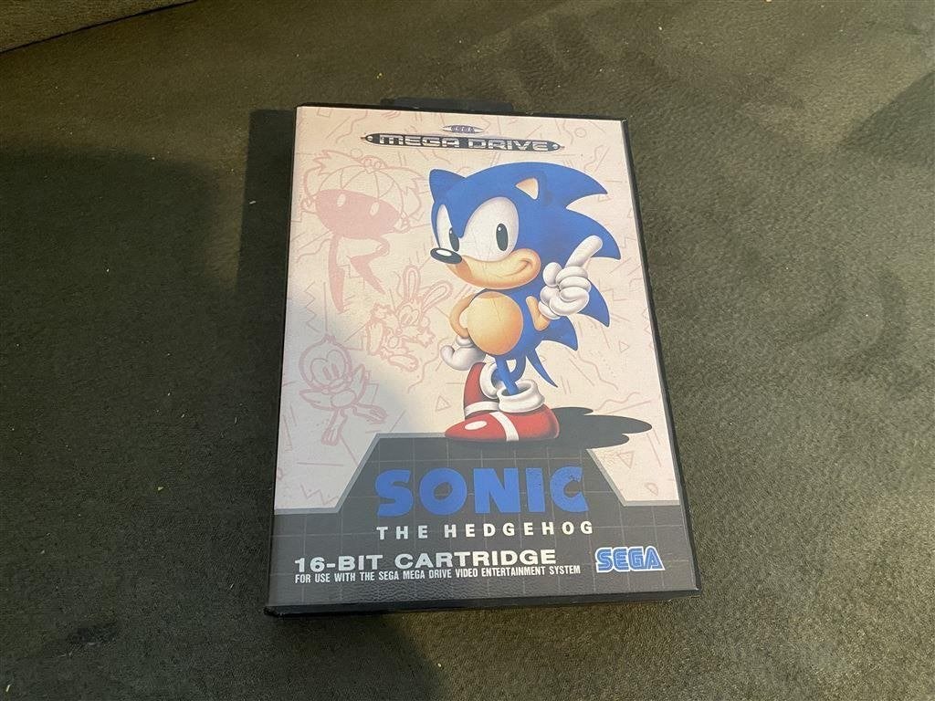Sega mega drive Sonic the hedgehog [633], Spelcomputers en Games, Games | Sega, Avontuur en Actie, Verzenden, 1 speler, Zo goed als nieuw