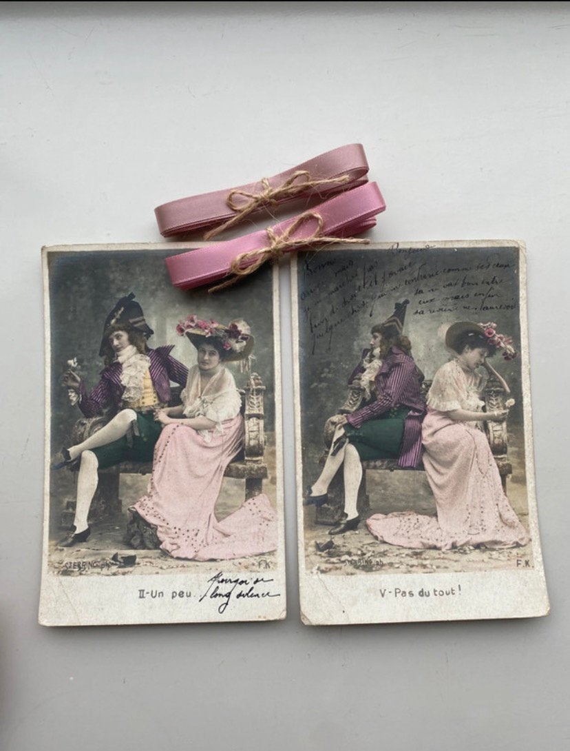 Set antieke ansichtkaarten, Ophalen of Verzenden