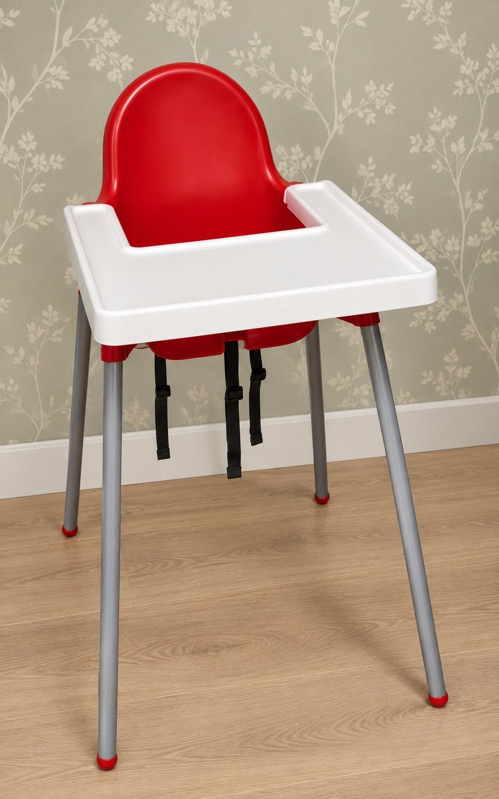 IKEA Antilop kinderstoel met eetblad en gordels, Ophalen, Gebruikt, Overige typen, Afneembaar eetblad