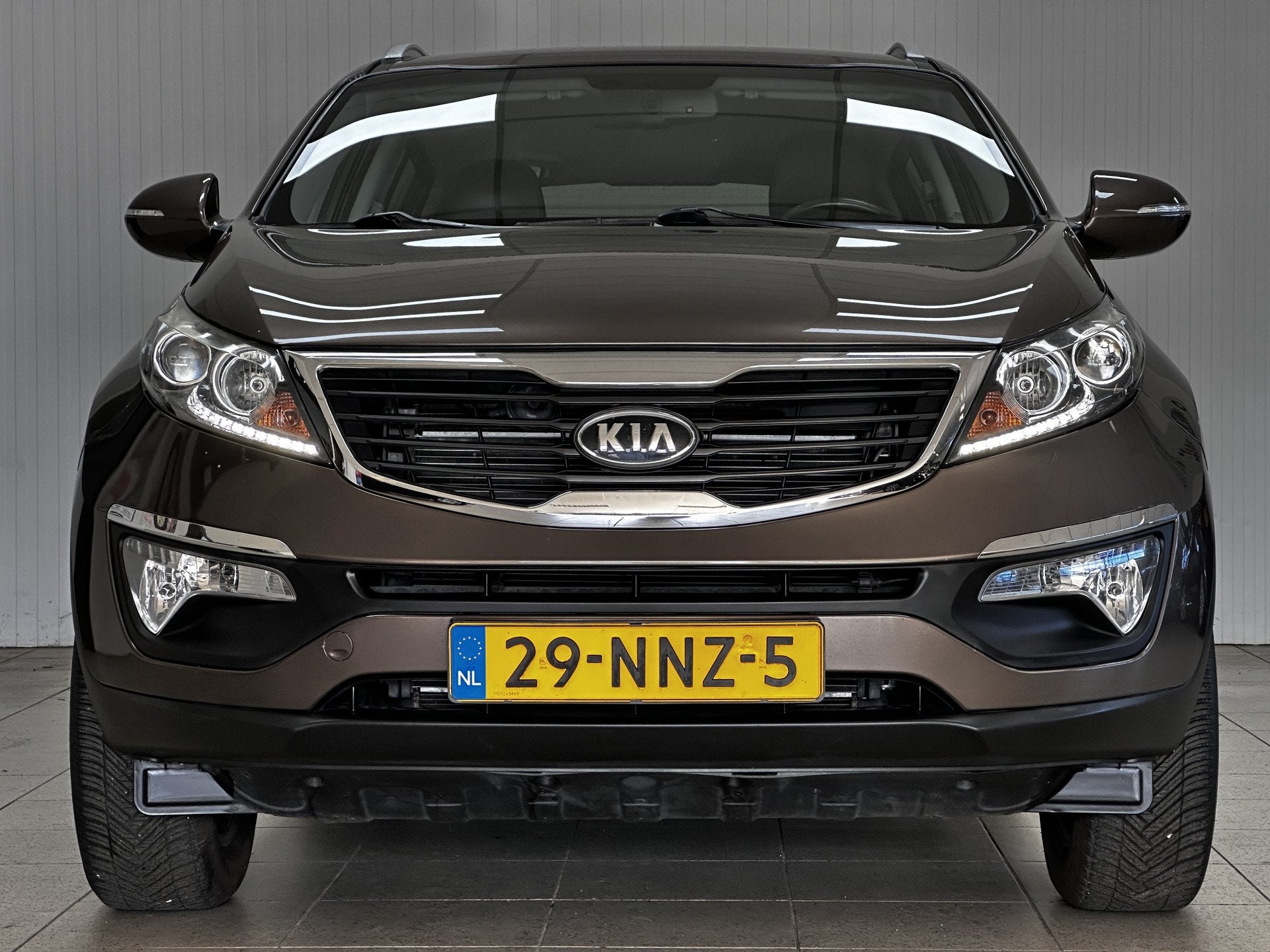 Kia Sportage 2.0 X-ecutive Plus Pack/ Trekhaak!/ 17''LMV/ Cl, Auto's, Gebruikt, Zwart, 4 cilinders, Bruin
