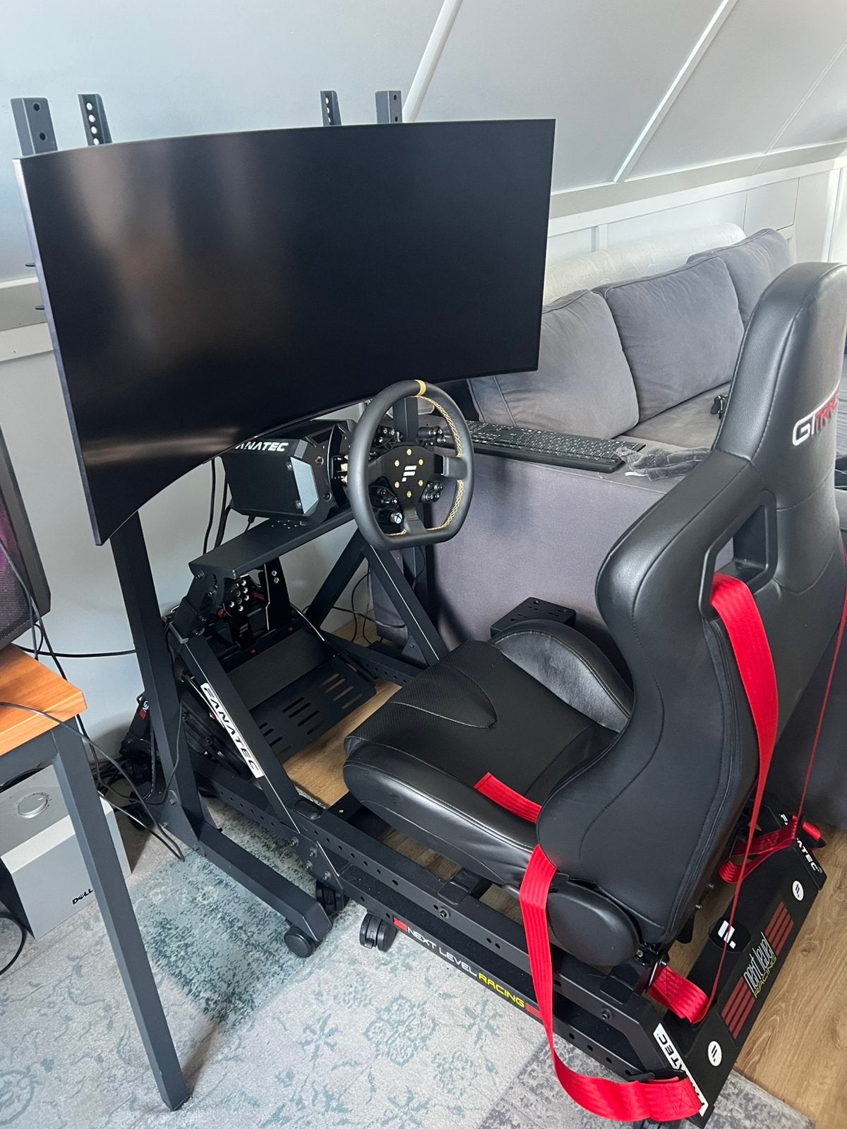 Next level racing GT track+monitor stand. Simrace playseat, Ophalen