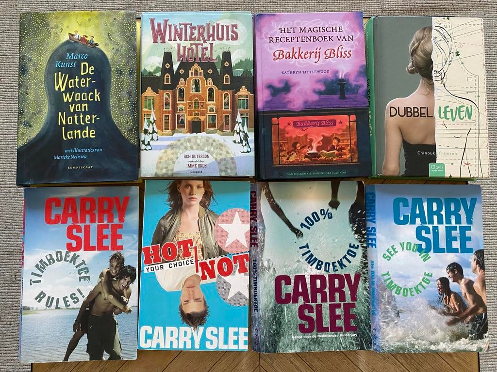 Diverse collectie jeugdboeken: Carry Slee, fantasie & meer, Ophalen of Verzenden, Gelezen, Fictie algemeen