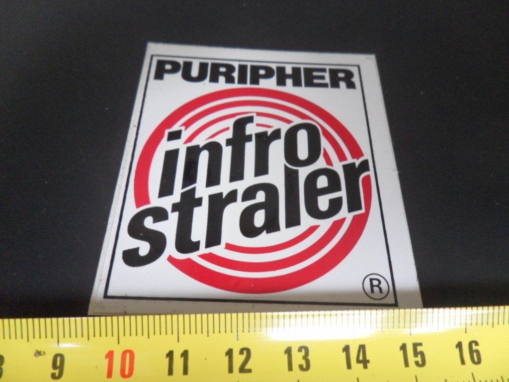 sticker PURIPHER Infro Straler, Ophalen, Zo goed als nieuw