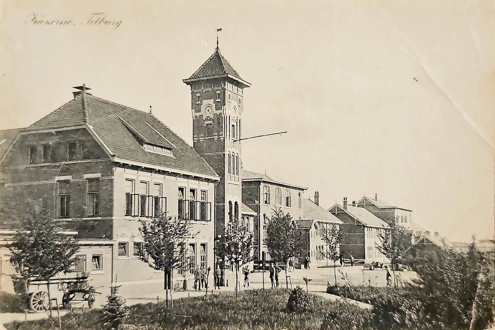 Tilburg - Kazerne, Verzenden, Voor 1920, Gelopen, Noord-Brabant