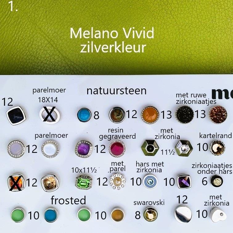 Melano VIVID Zettingen+Ringen+Armbanden+Oorbellen en Ketting, IJzer of Staal, Nieuw, Ophalen of Verzenden, 17 tot 18