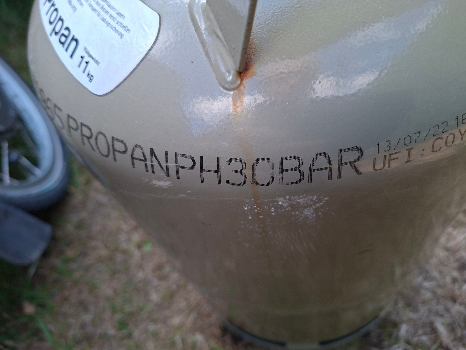 Propaan gasfles 11 kg - UN 1965, Ophalen, Zo goed als nieuw, Onbekend