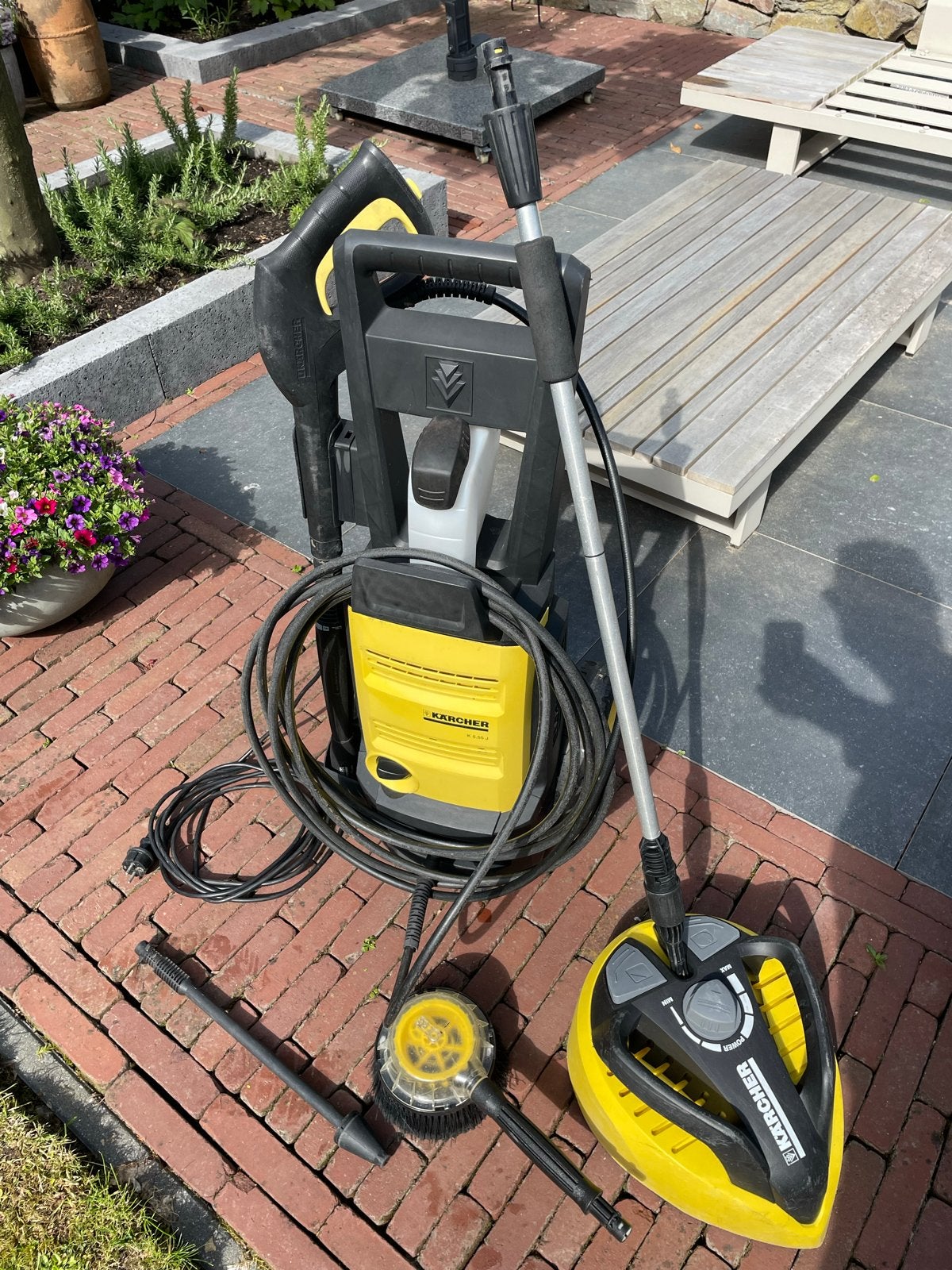 Kärcher K5 Jubilee hogedrukreiniger met accessoires, Ophalen, Gebruikt, Overige typen