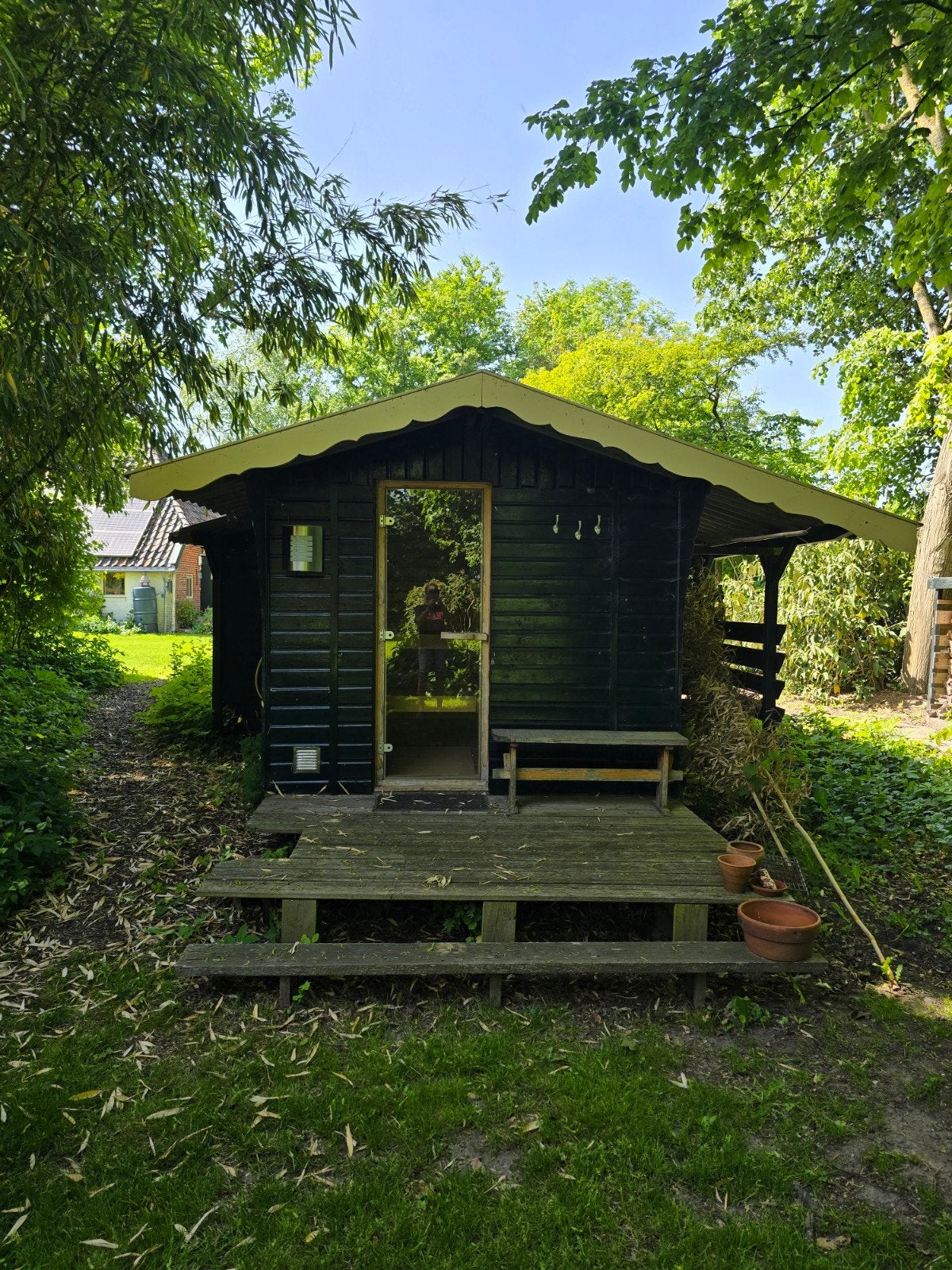 Sauna voor 4 personen, Ophalen, Hout, Minder dan 250 cm, Schuur