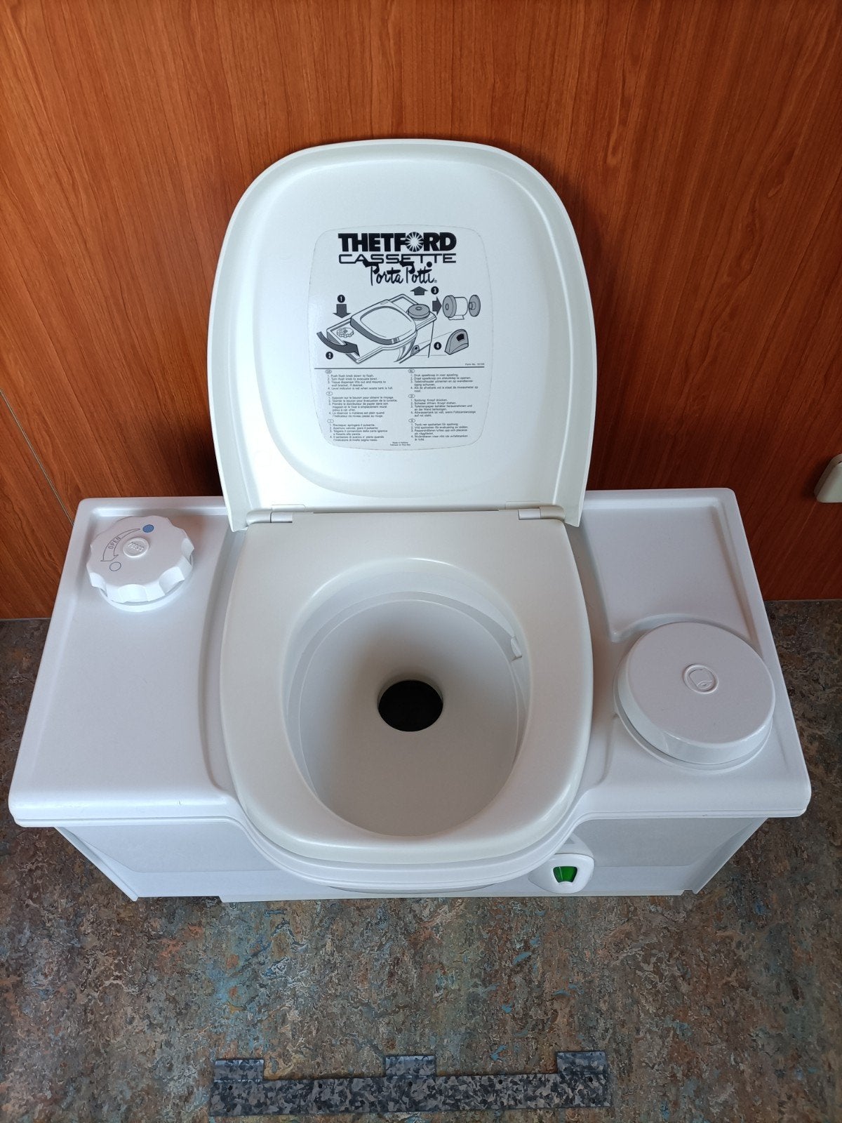Thetford cass c2 r White cassette toilet, Ophalen, Zo goed als nieuw