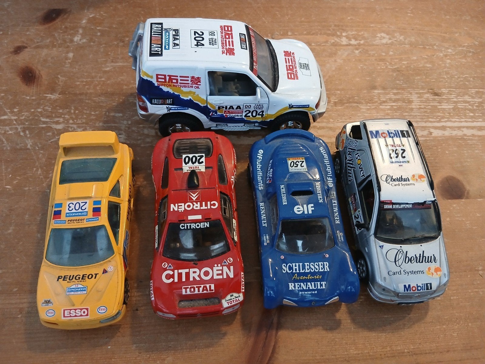5 DAKAR MODELLEN, Ophalen of Verzenden, Bus of Vrachtwagen