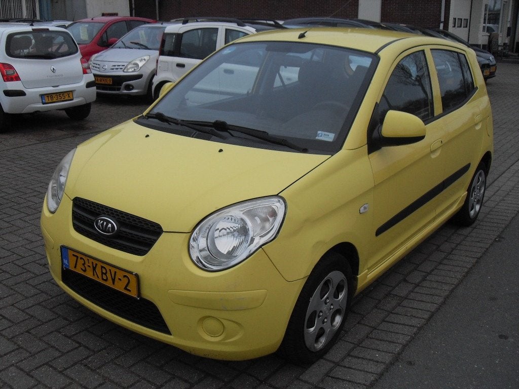 Kia Picanto apk 11.26 nw koppl 1.1 Fifteen airco (bj 2009), Auto's, Gebruikt, 4 cilinders, 400 kg, Bedrijf