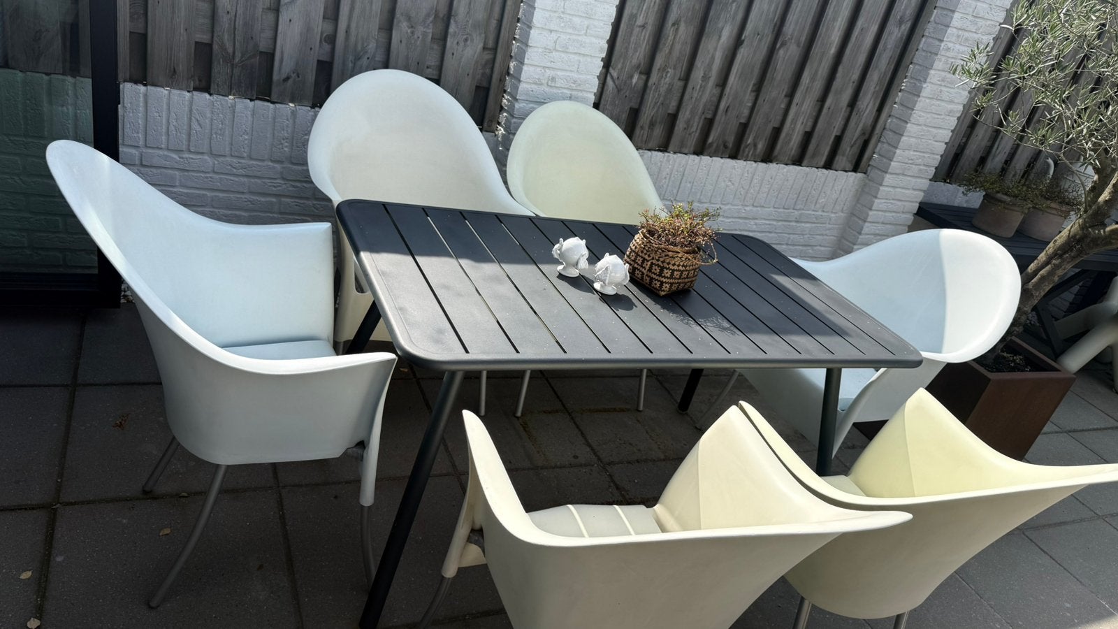 Lord Yo Philippe Starck stoelen MOETEN WEG VOOR ZATERDAG, Tuin en Terras, Ophalen, Zo goed als nieuw, Kunststof