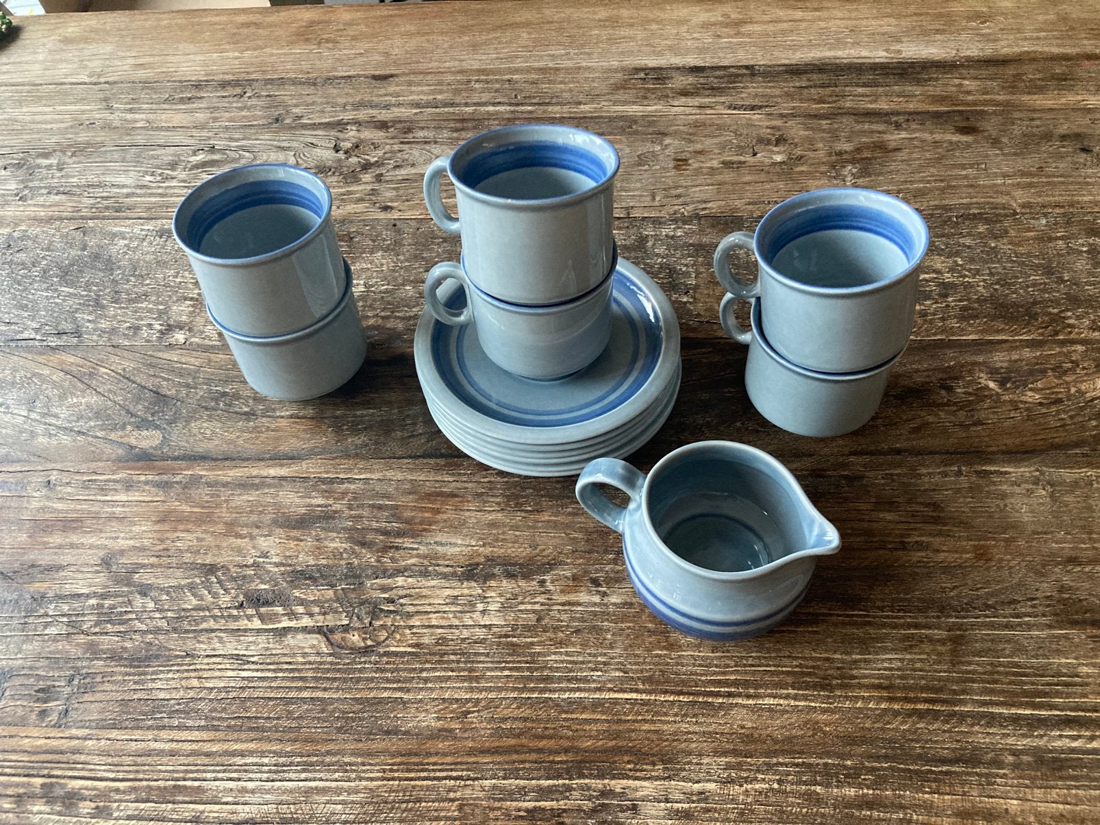 Koffieset Boch la louviere 6x inclusief melkkannetje, Ophalen