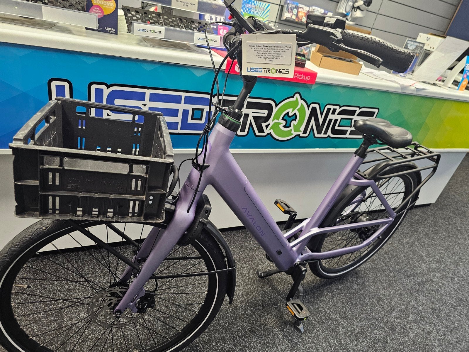 Avalon E-Moev Elektrische Stadsfiets - Violet (30km), Fietsen en Brommers, Ophalen of Verzenden, Nieuw, Overige merken