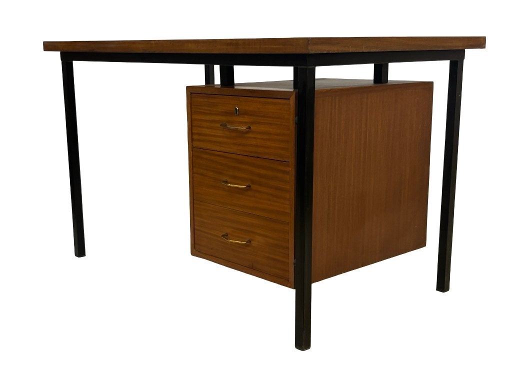 Vintage Bureau Jaren 60 Design Werkplek Met Lades, Ophalen, Vintage bureau, Vintage bureau, Vintage bureau