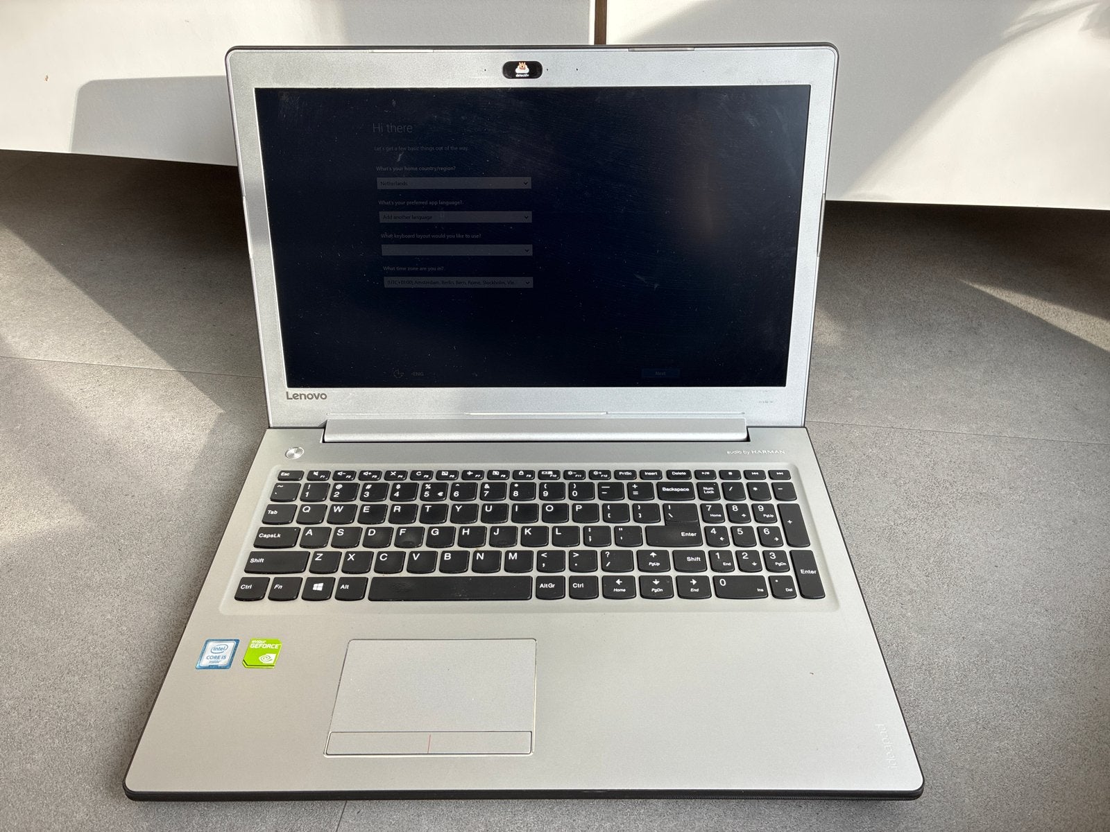 Lenovo IdeaPad 510-15ISK - Windows 10, 8GB RAM, 256GB SSD, Gebruikt, 2 tot 3 Ghz, 15 inch, 8 GB