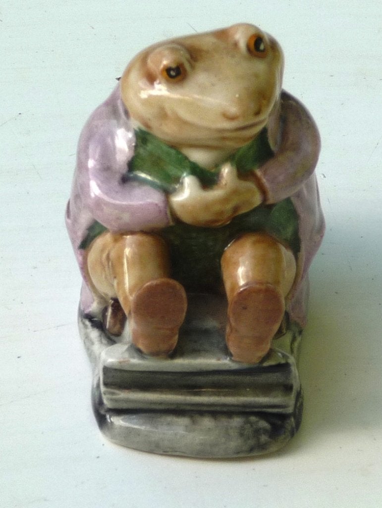 Beatrix Potter. Beswick beeldje van Mr Jackson en meer items, Verzamelen, Ophalen of Verzenden, Gebruikt, Mens