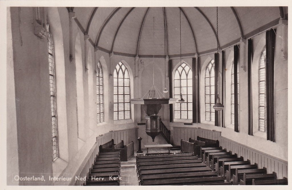 Oosterland interieur n.h. kerk, Verzenden, Ongelopen, Zeeland