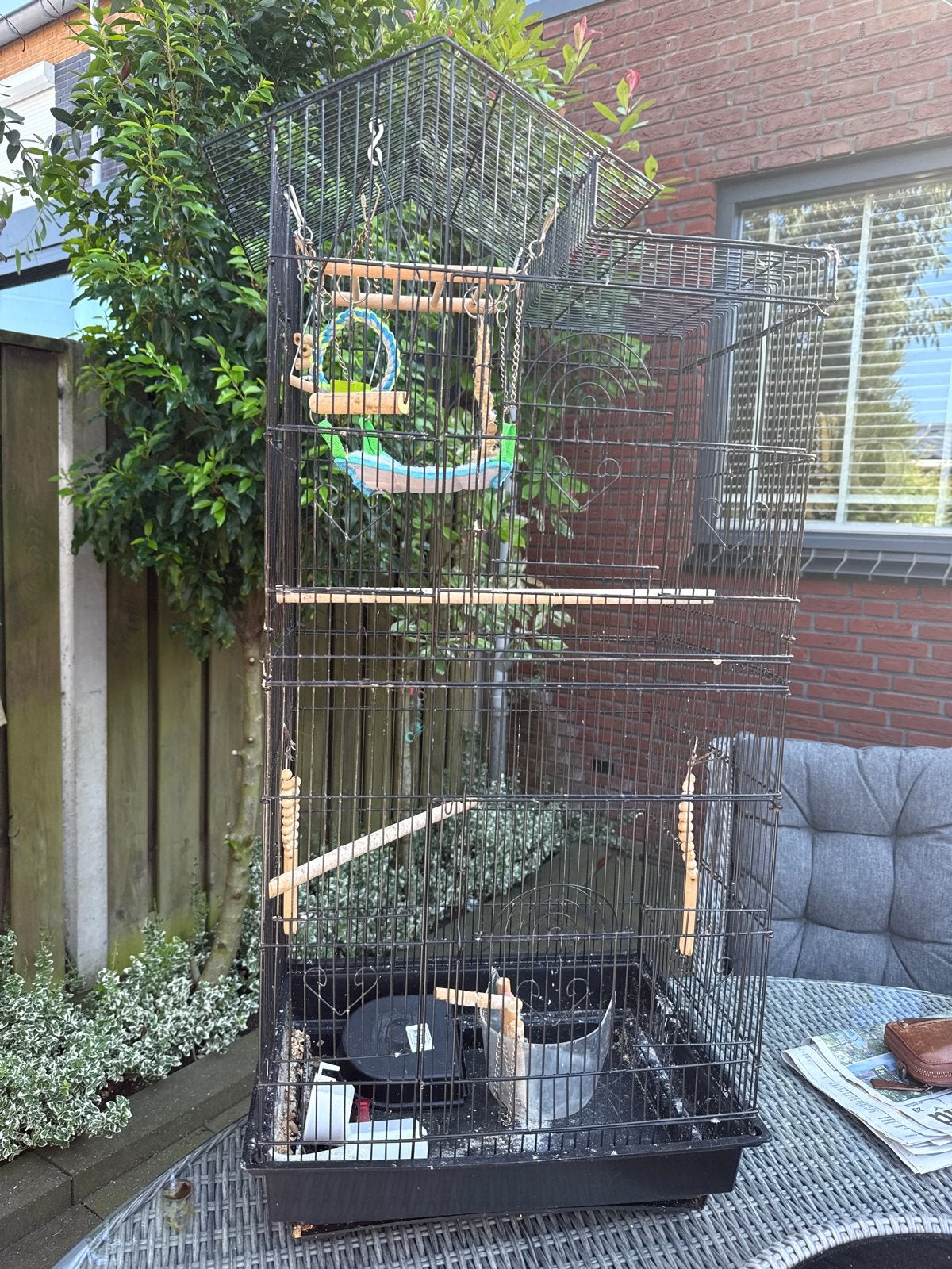 Vogel kooi, Ophalen, Metaal, Vogelkooi