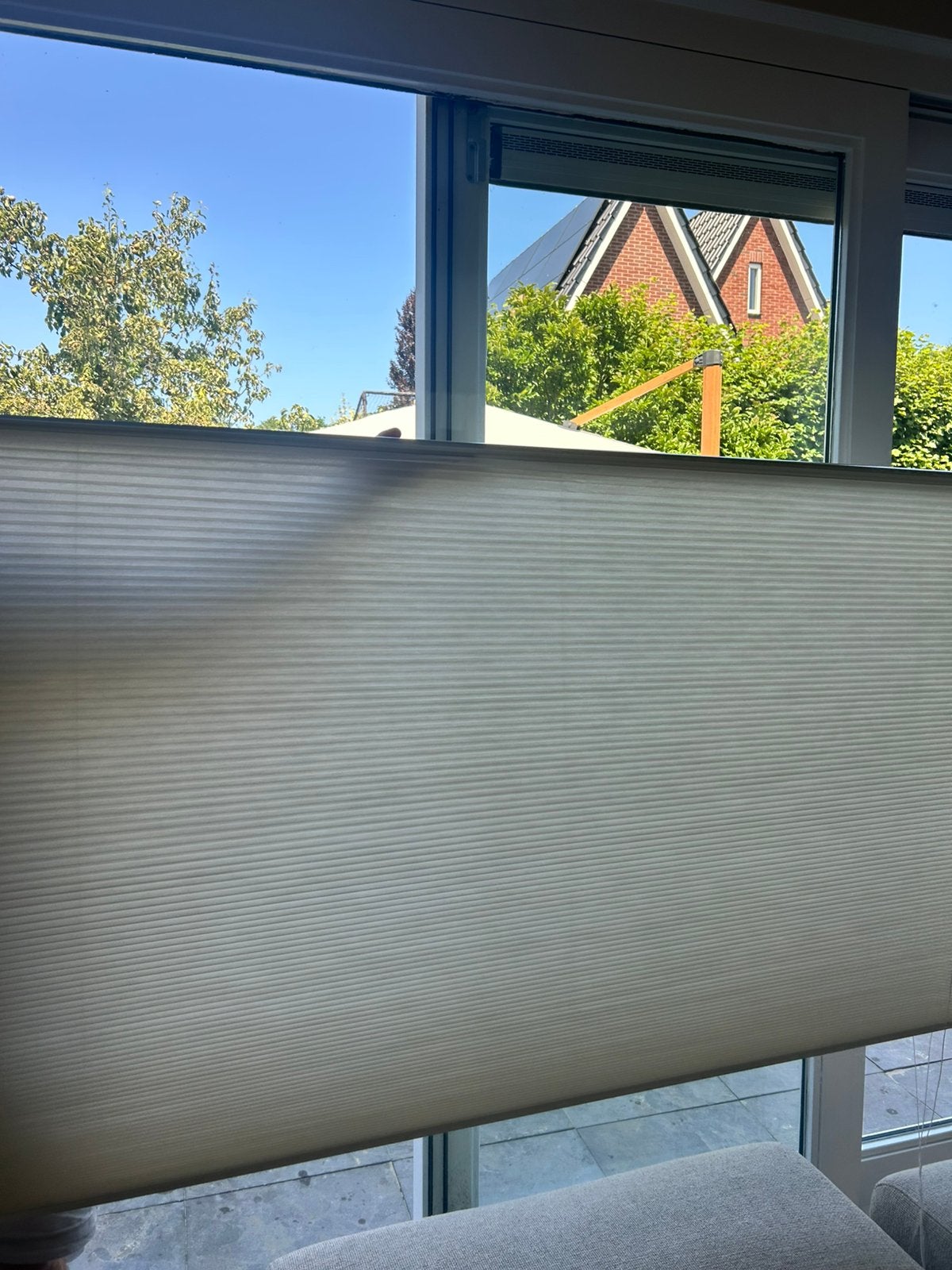 7 Veneta Energy Plissegordijnen in kleur Marshmallow, Overige merken, Ophalen, Nieuw, Plisségordijn