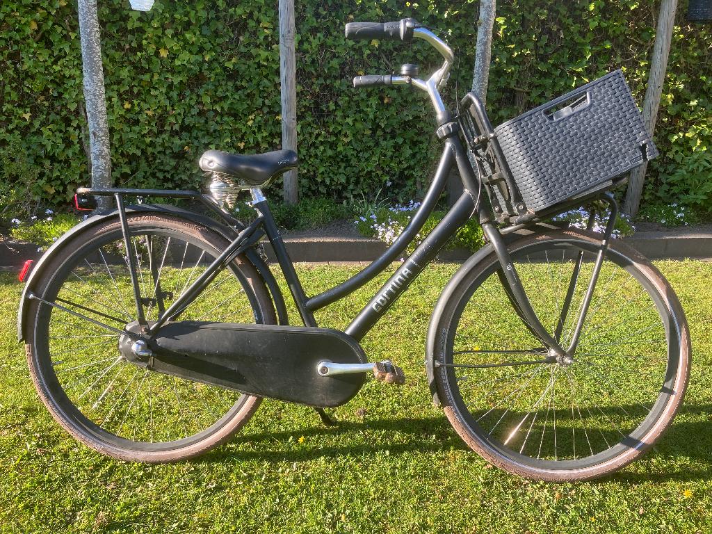 Damesfiets Cortina U4 matzwart, Fietsen en Brommers, Fietsen | Dames | Damesfietsen, Gebruikt, Overige merken, Versnellingen, 50 tot 53 cm
