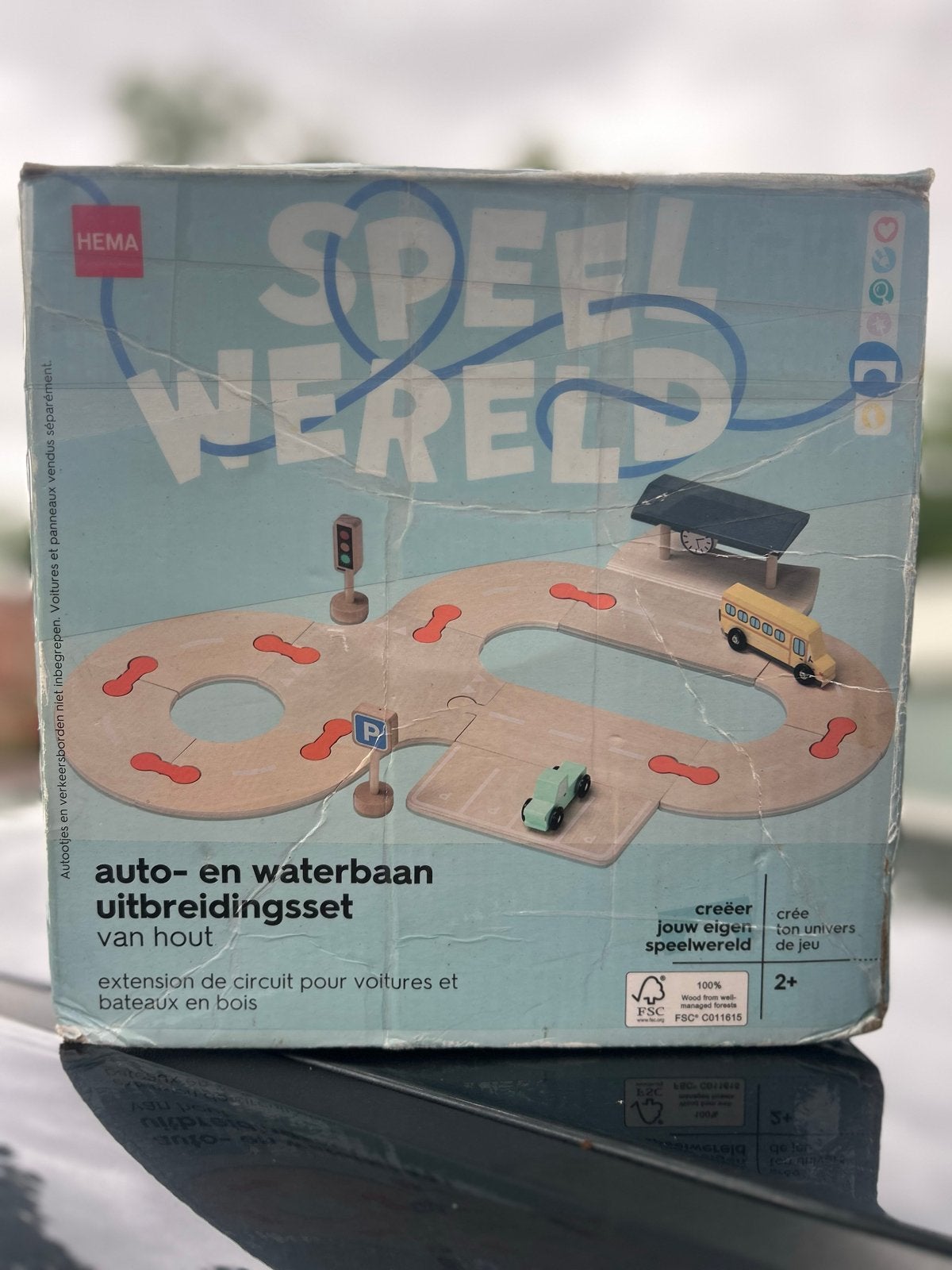 Hema Houten Auto- en Waterbaan Uitbreidingsset, Ophalen of Verzenden, Gebruikt, Jongen of Meisje