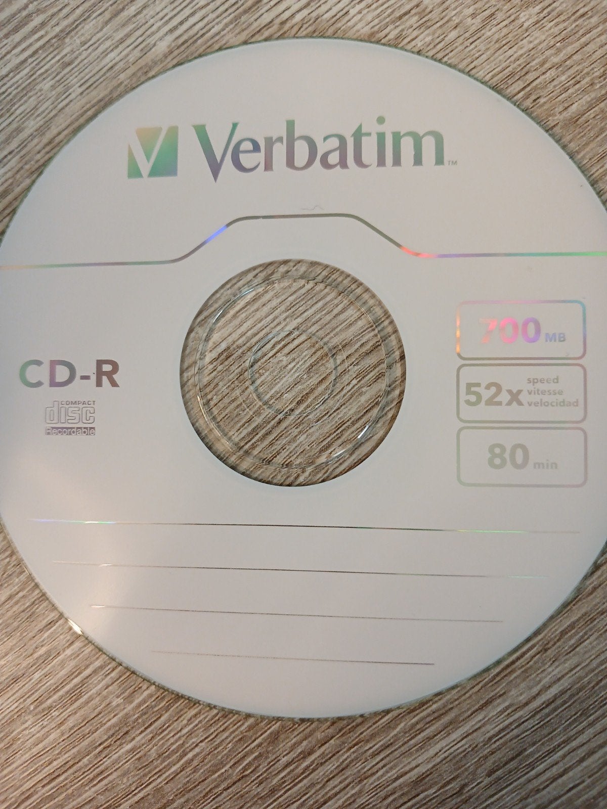 Verbatim CD-R 700MB 52x 80min (93 stuks), Op spindel, Cd, Nieuw, Ophalen of Verzenden