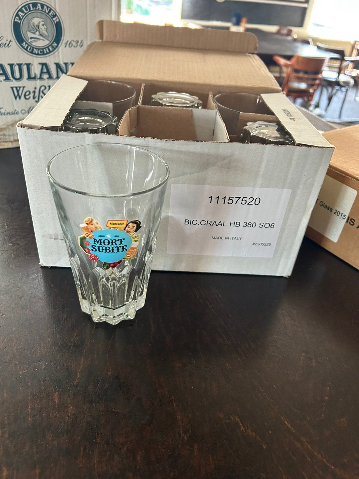 Bierglazen en theeglazen, Ophalen of Verzenden, Zo goed als nieuw, Bierglas