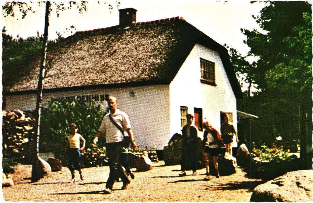 914324 Lunteren Pannekoekhuis 1966 Gelopen met postzegel, Ophalen of Verzenden, 1960 tot 1980, Gelopen, Noord-Brabant