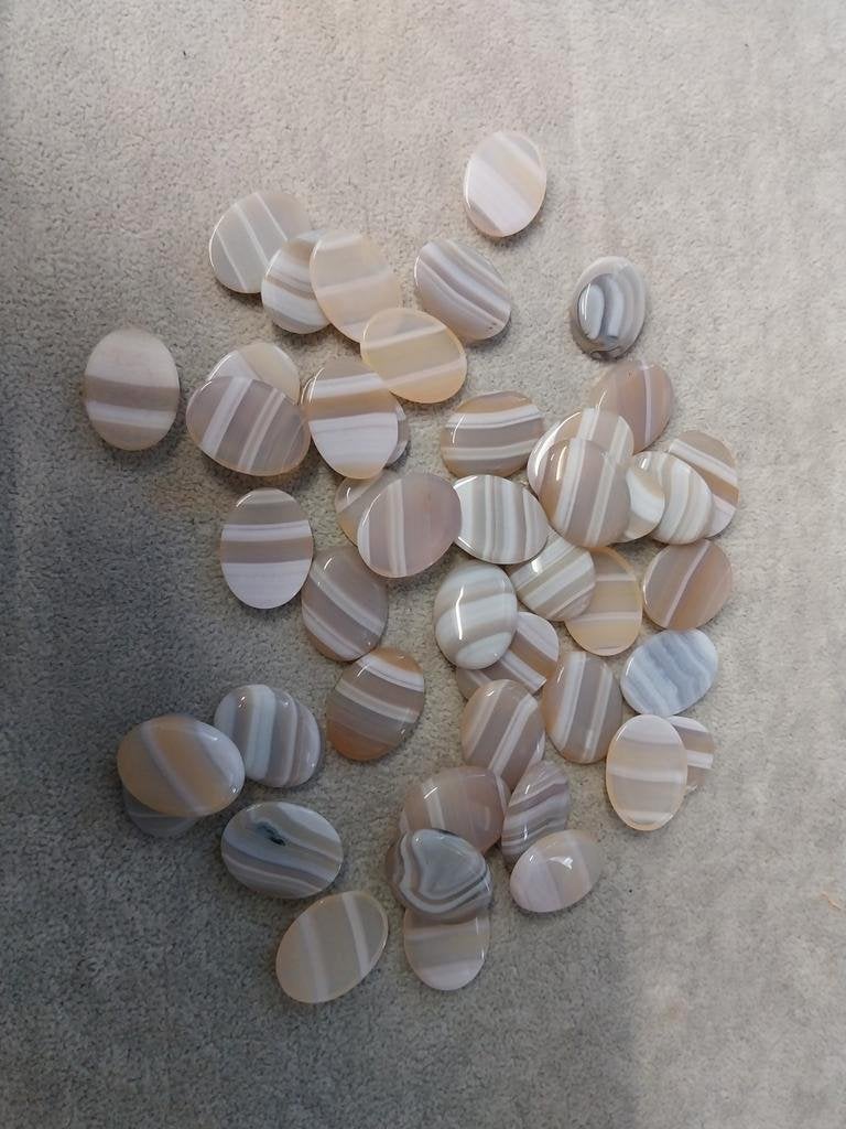 Mix van agaat cabochons goudsmid, Ophalen of Verzenden, Zo goed als nieuw