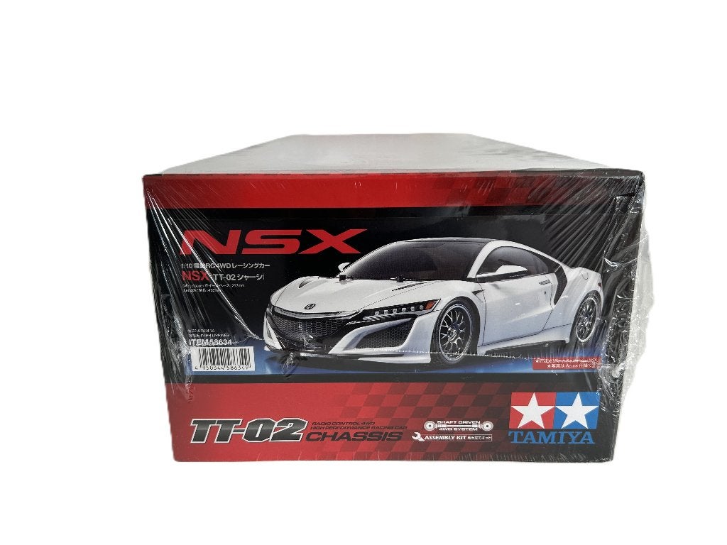 Tamiya 58634 1/10 RC HONDA NSX 2016 TT-02 T58634 1/10 rc, Ophalen of Verzenden, Nieuw, Schaal 1:10, Elektro