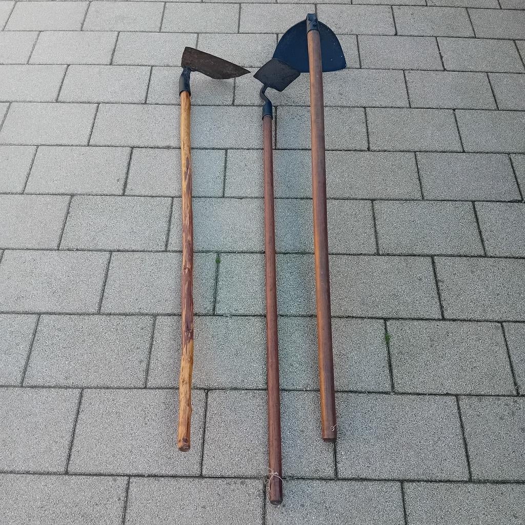 Antieke harken/schoffels, Tuin en Terras, Hand-tuingereedschap, Ophalen, Gebruikt