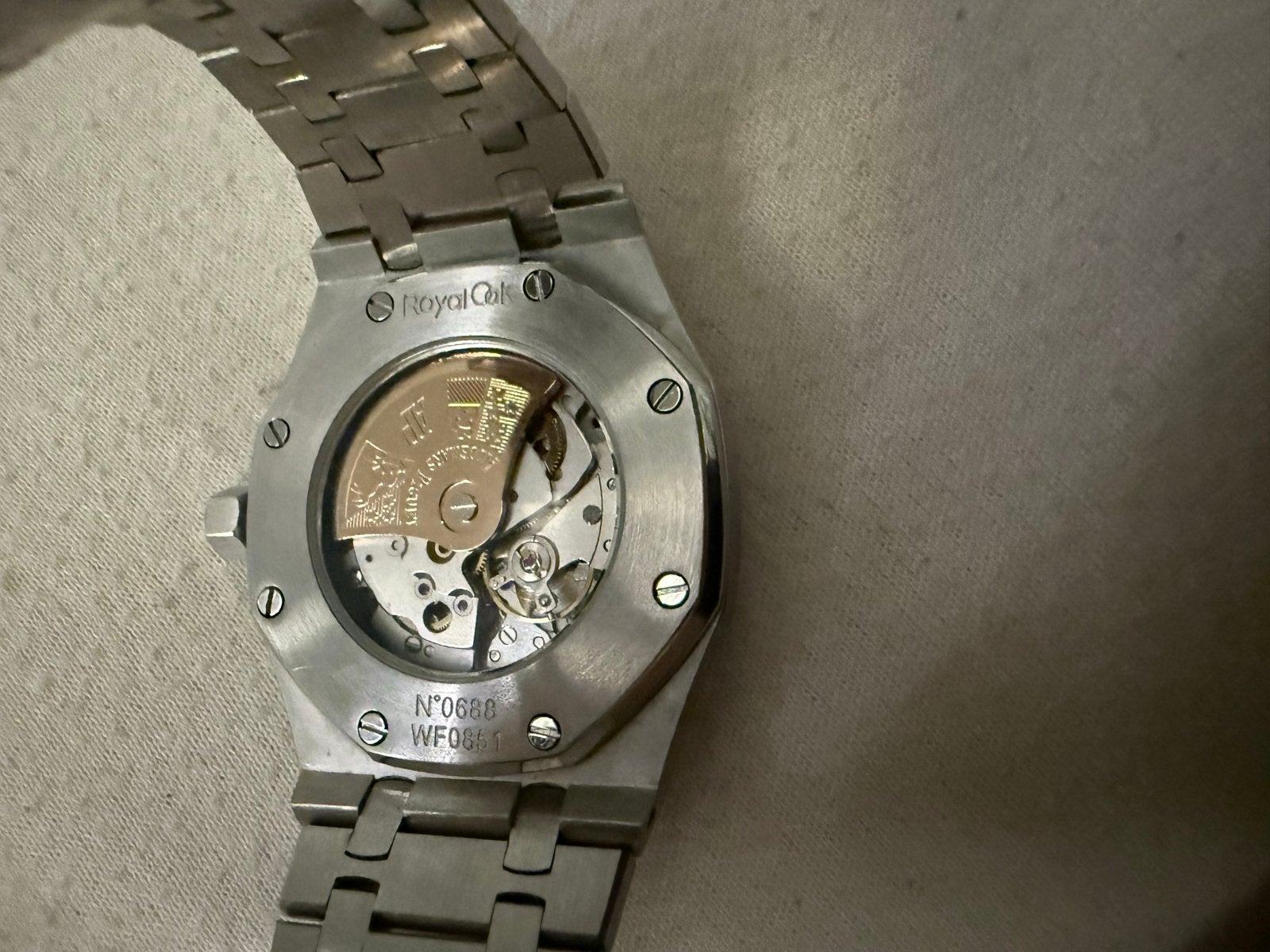 Audemars Piguet Royal Oak Herenhorloge Staal, Gebruikt, Staal, Polshorloge, Ophalen