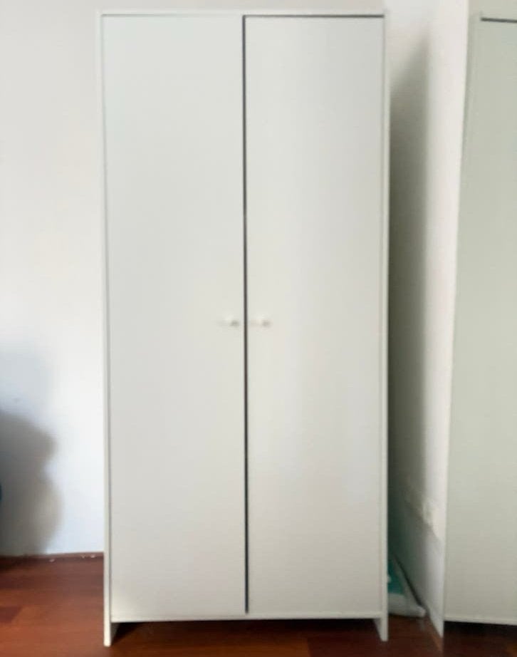 IKEA Kleppstad Kledingkast Wit Hang Plank, Ophalen, 50 tot 100 cm, Zo goed als nieuw, 150 tot 200 cm