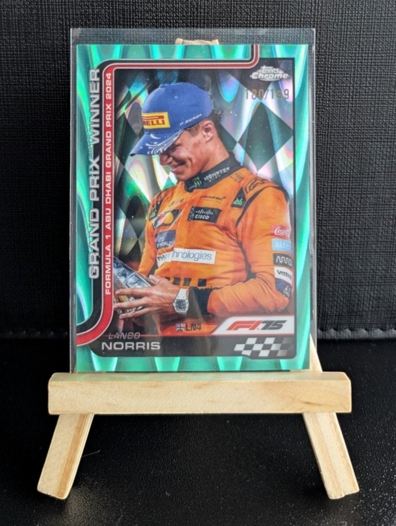 2025 topps Chrome f1 Lando Norris #116 /199, Ophalen of Verzenden, Nieuw, Plaatje