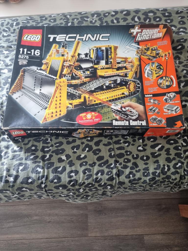 Lego Technic Bulldozer, Kraanwagen en Mercedes-Benz Truck, Ophalen, Gebruikt, Overige merken