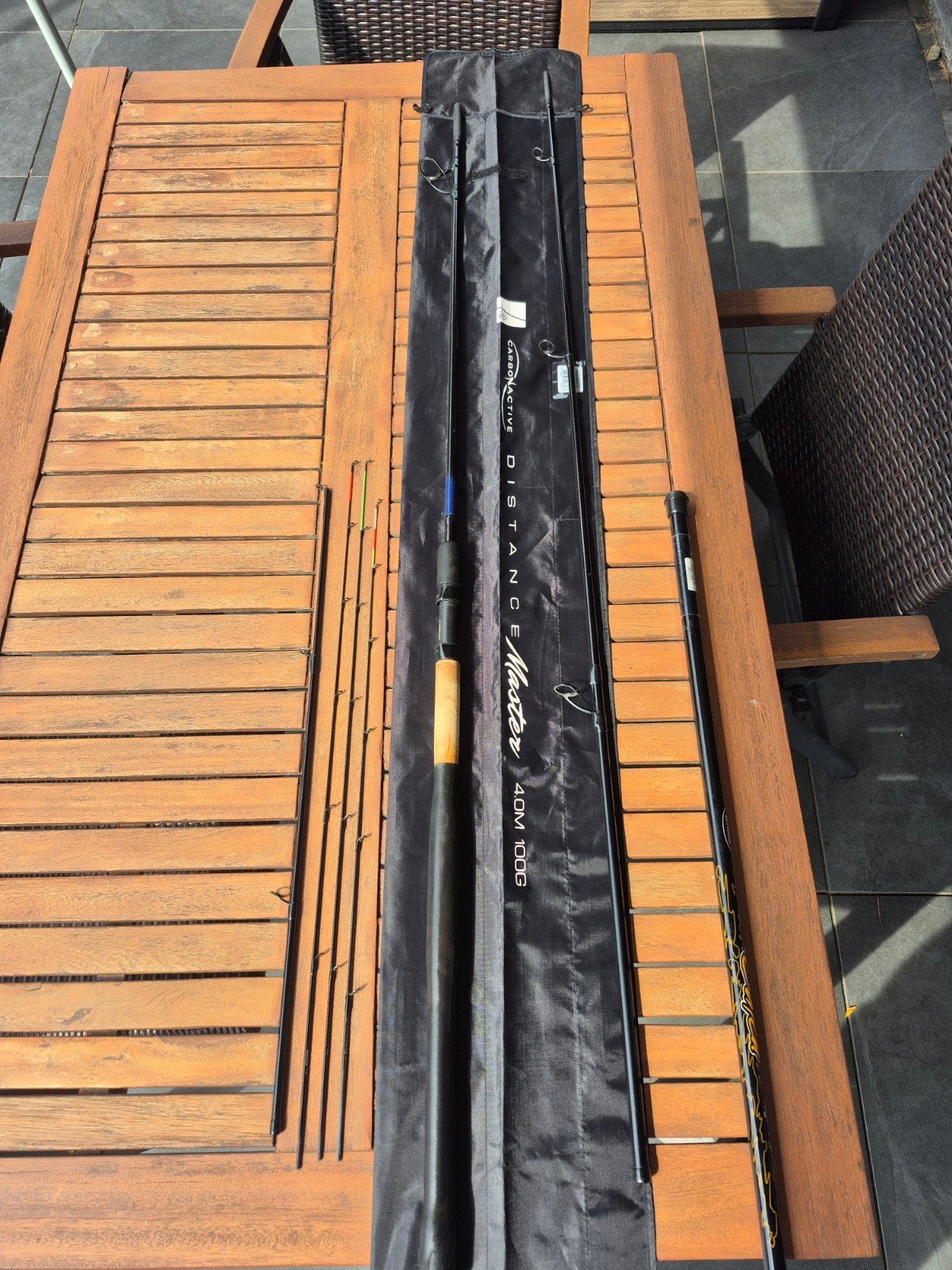 Preston Distance Master Feeder 4,00m 100gr Hengel, Watersport en Boten, Hengelsport | Witvissen, Ophalen, Zo goed als nieuw, Werphengel