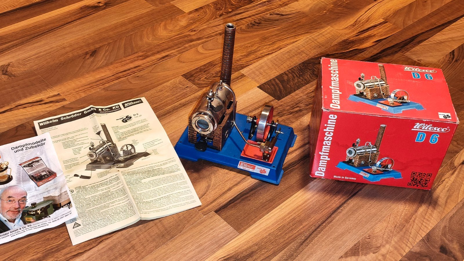Wilesco D6 stoommachine, Antiek en Kunst, Ophalen of Verzenden