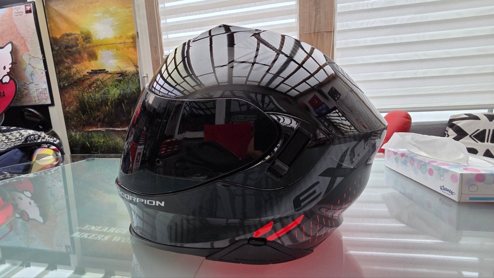 Scorpion EXO-520 EVO Air integraal motorhelm, Motoren, Overige typen, Heren, Scorpion, Ophalen of Verzenden