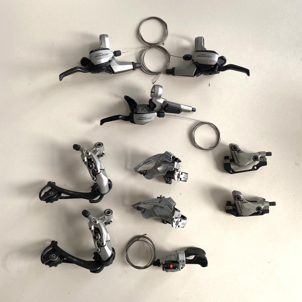 Shimano deore XT / LX onderdelen (Dual control, derrailleur), Fietsen en Brommers, Gebruikt, Overige typen, Ophalen of Verzenden
