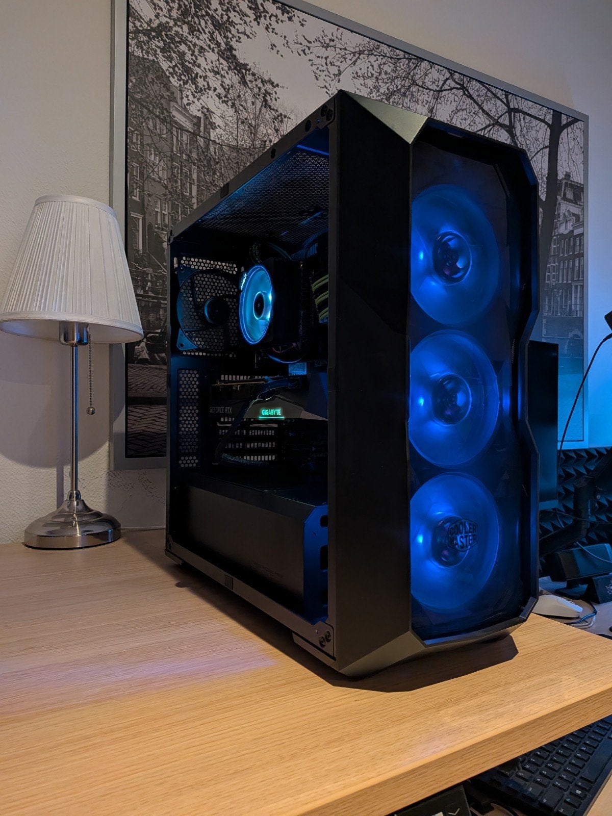 Gaming PC | Ryzen 7 2700X | RTX 3070 8G | 16GB | 512GB Nvme, Ophalen of Verzenden, Zo goed als nieuw, 512GB NVMe, Gaming