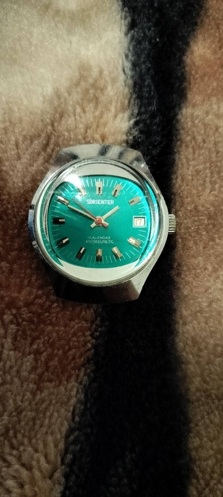 horloge  sorienter ANTIMAGNETIC, Ophalen of Verzenden, Staal, Overige merken, 1960 of later