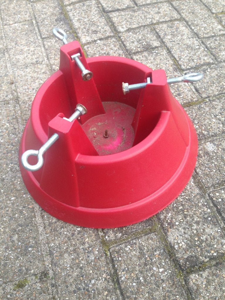 Kerstboom houder, Kunststof, Rond, Zo goed als nieuw, Minder dan 40 cm